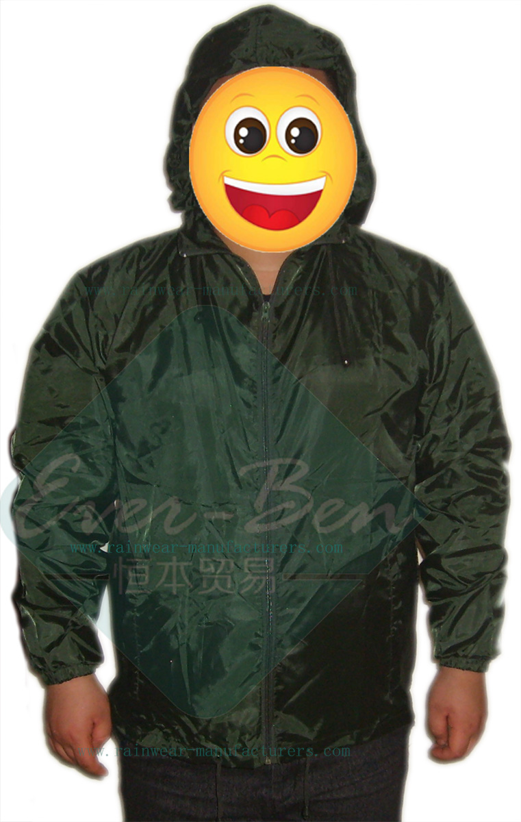 PU rain gear for men